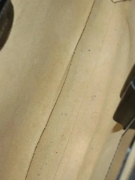 GUCCI Bamboo Hand Bag Patent leather 2 Set Black Auth bs33355 - Picture 8 of 16